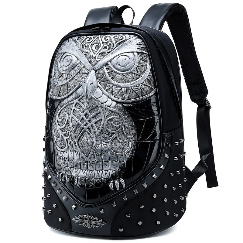 Anime Backpack School Backpack Backpack Women Three-dimensional Owl Computer Bag Mountaineering Bag Travel Waterproof Backpack