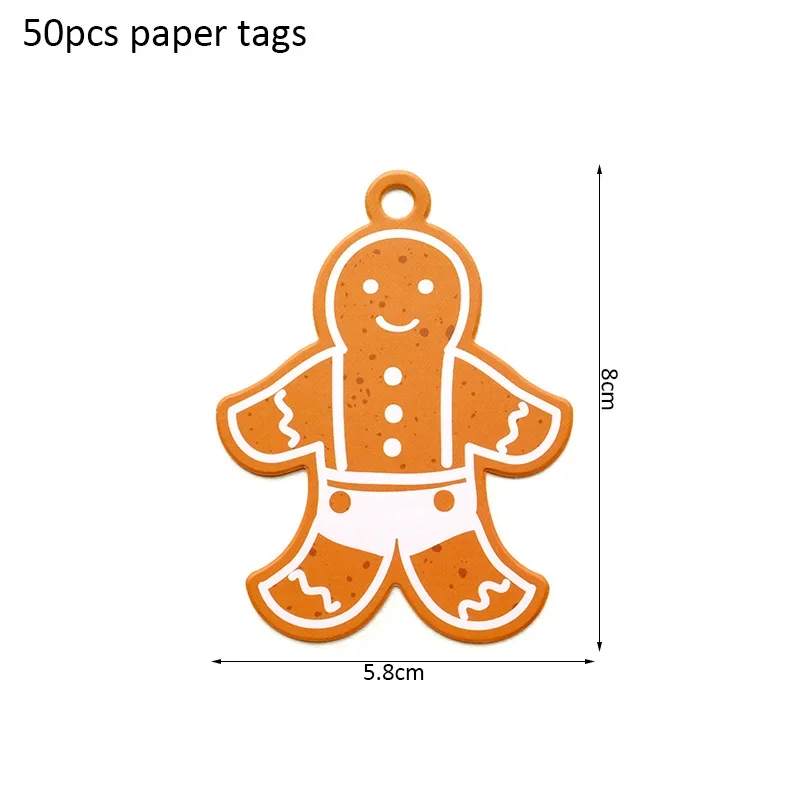 

Рождественские бирки для печенья 50 шт.