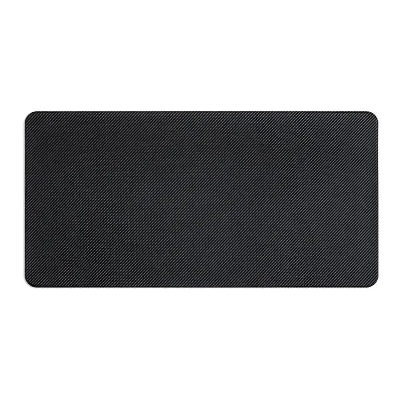 

Desk Pad Computer Mat Leather Mouse Pad Waterproof Non-slip Rubber Carbon Fiber Pattern For Game Desk Protection Work