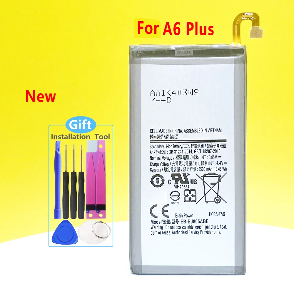 Новый аккумулятор для Samsung Galaxy S 6 S6 /S 7 S7 Edge/Plus 8 + 9 A6 S10 S10E S9 /S8 /S10 Plus Note 5 C5 - купить по