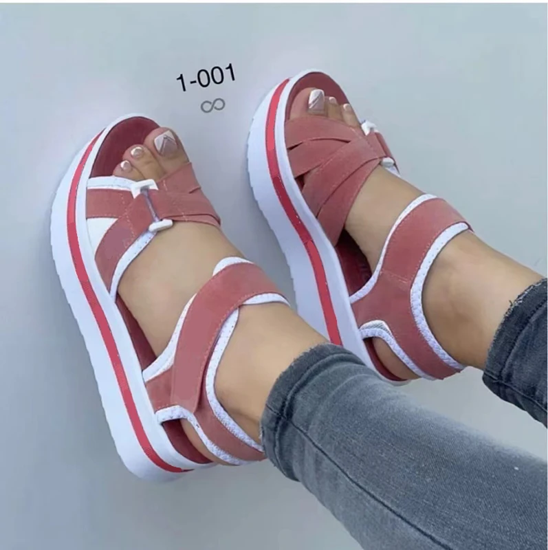 Sandals Shoes Women 2023 New Stretchy Fabric Women Shoe Breathable Sandals Woman Slip on Shoes Woman Non-Slip Female Footwear