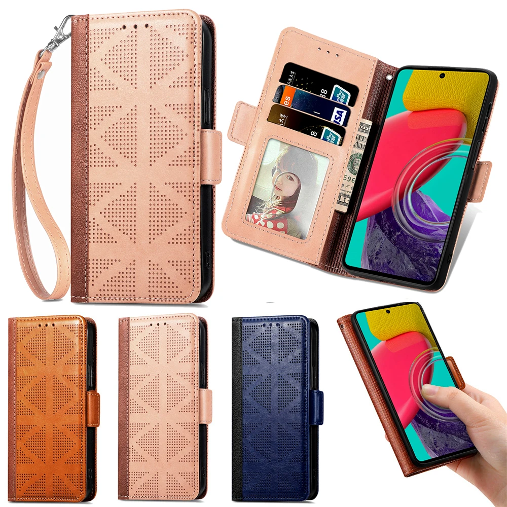 

For MOTO E30 E40 E20 Phone Case Embroidery Letter Leather Wallet MOTO G62 G42 Cases For MOTOROLA G50 Pure Flip Cover