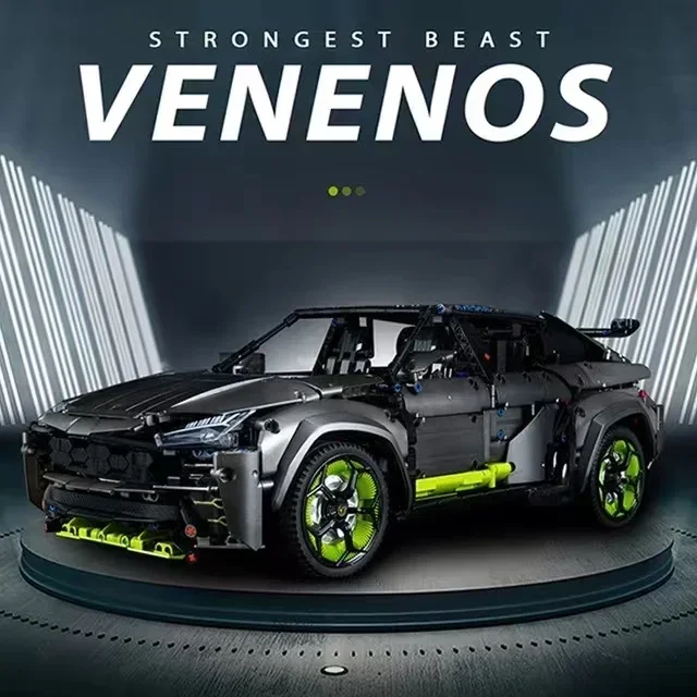 3251 шт. технические 1:8 Urus SUV автомобильные строительные блоки MOC мощные знаменитые