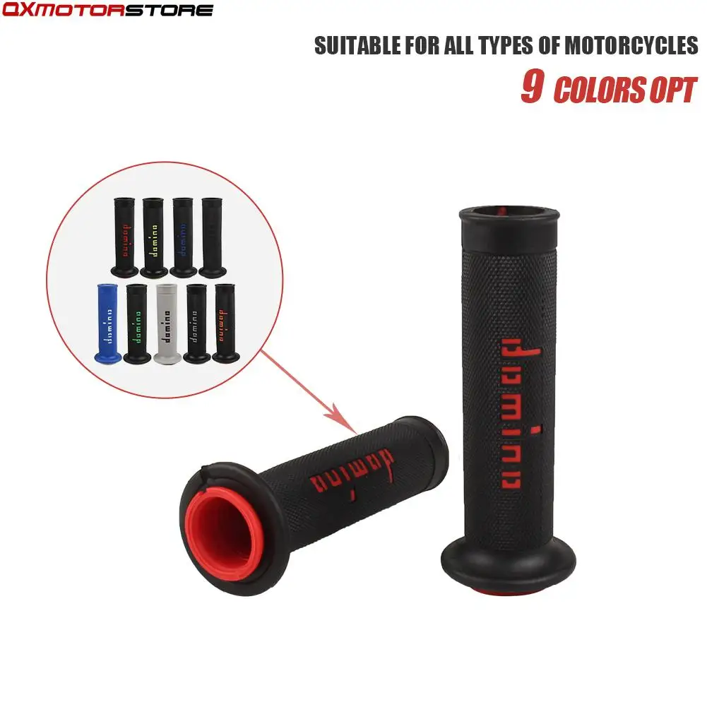 

7/8 "22 24MM Handle Grip Motorcycle Handlebar Grip Domino ATV Dirt Pit Bike Racing Motocross Gel Rubber Brake Universal Grips