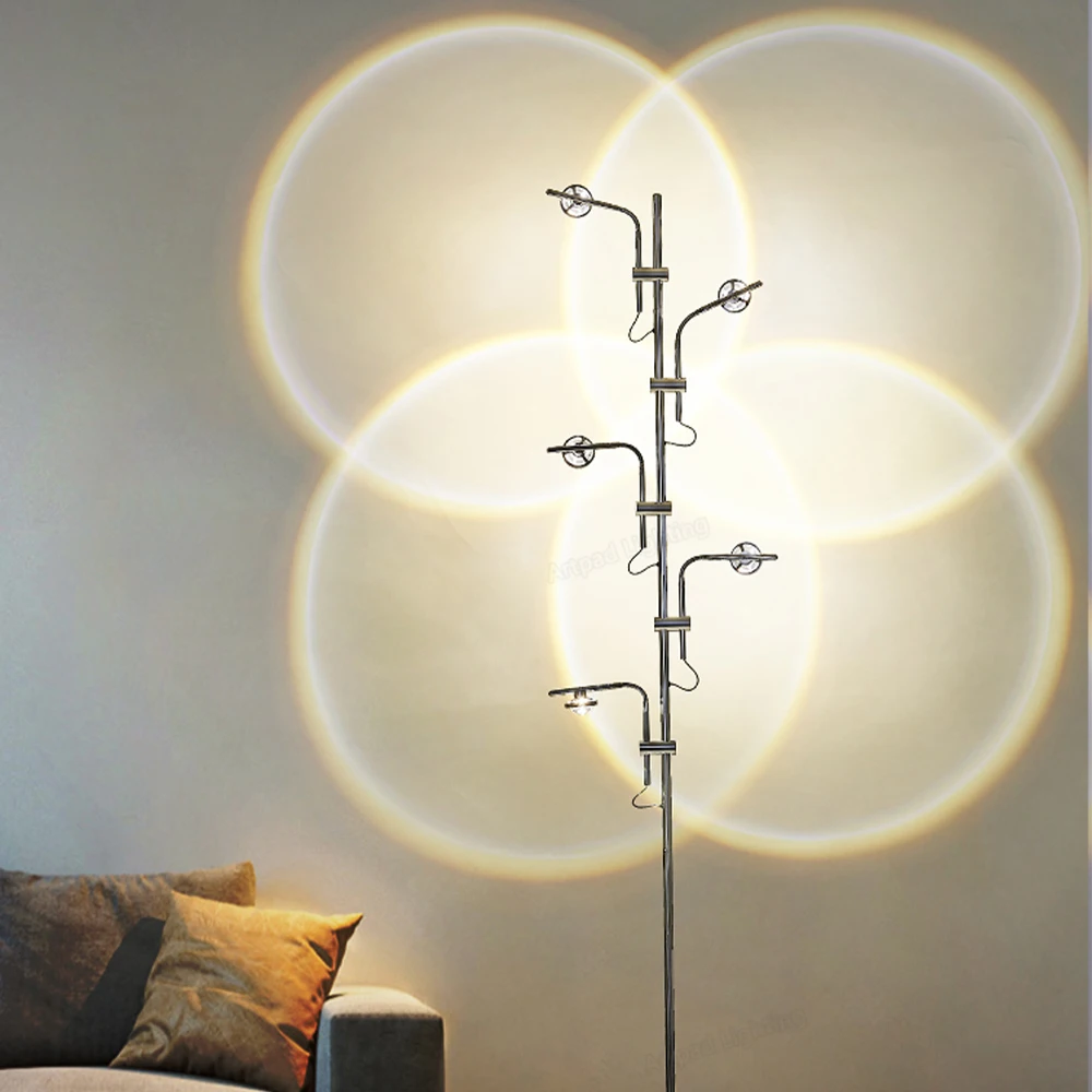   Contemporary Floor Lamp Creative Italy Design Rainbow Modern Led Floor Light 10W Living Room Stand Light Bedroom  Desk Lamp 