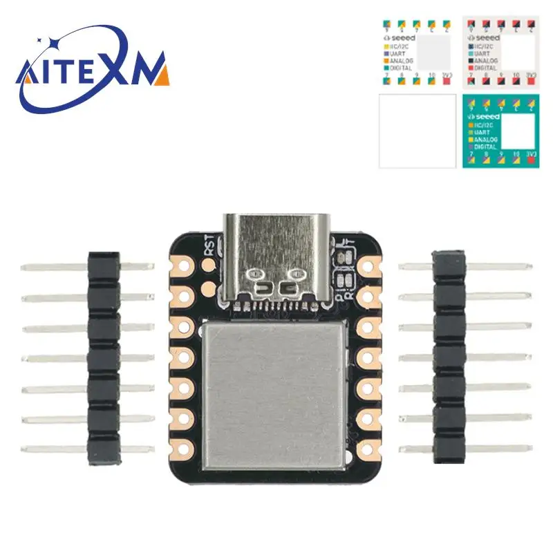 

Макетная плата микроконтроллера Type-C Seeeduino XIAO SAMD21 Cortex M0 + 48 МГц Интерфейс SPI I2C для Arduino NANO UNO IDE/IOT