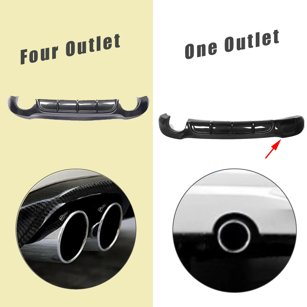 Автомобильный задний бампер из углеродного волокна диффузор спойлер для губ Для