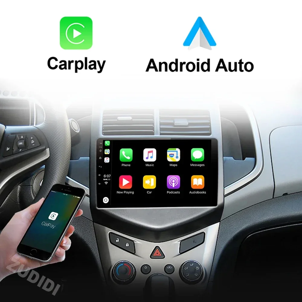 Android 13 для Chevrolet Aveo 2 Sonic T300 2011-2015 автомобильный радиоприемник мультимедийный плеер