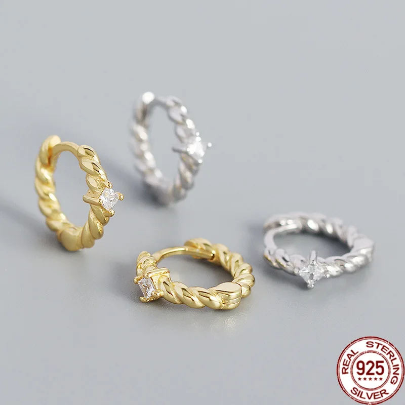 

Женские серьги-гвоздики из серебра 925 пробы, с французским светом