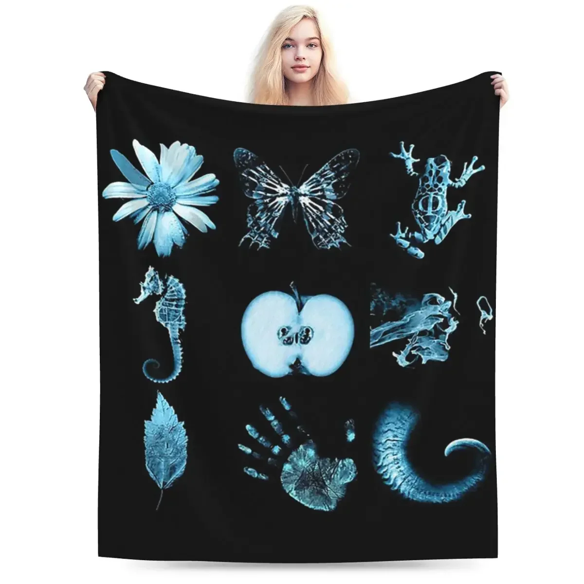 Одеяло с бахромой мягкое теплое Фланелевое покрывало для кровати гостиной