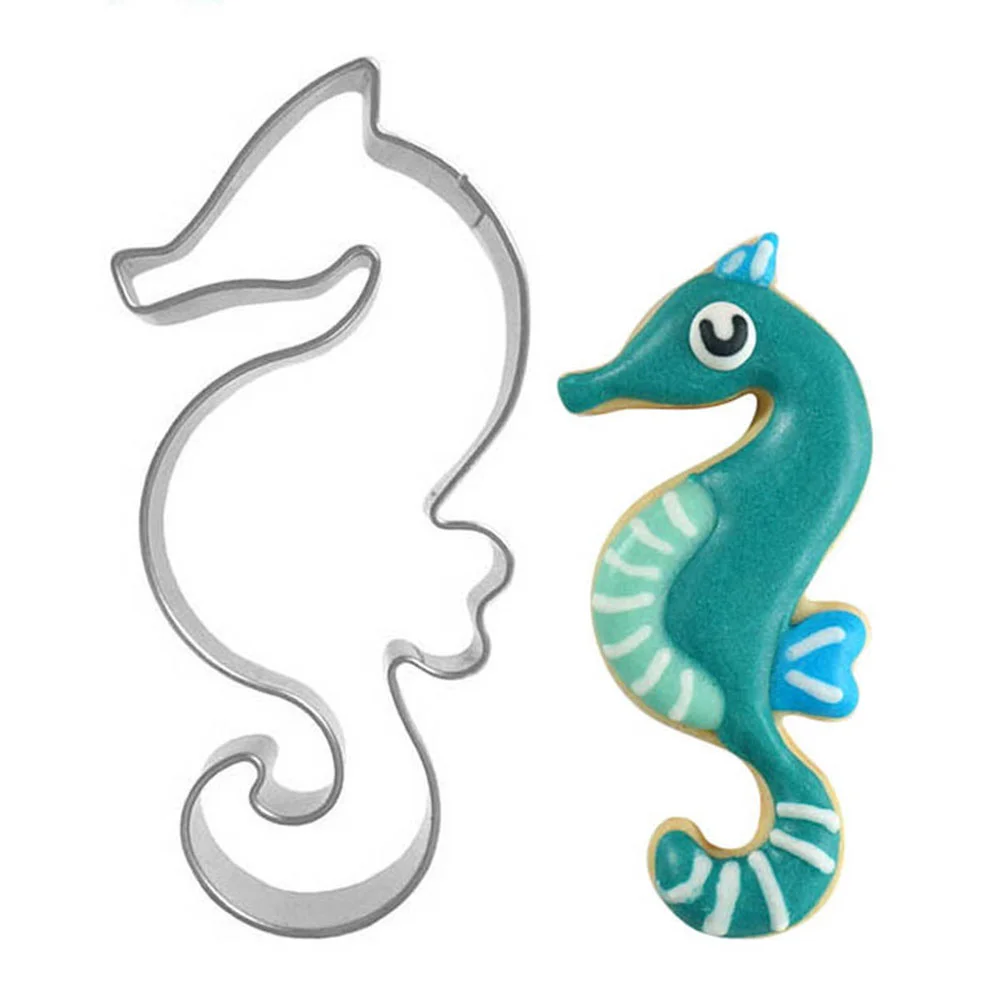 

Cookie Seashape Cake Kitchen Chocolate Horse Candy Metal Ocean Sugar Frame Animal Creatures Thefondant Stamp Dough Seahorse