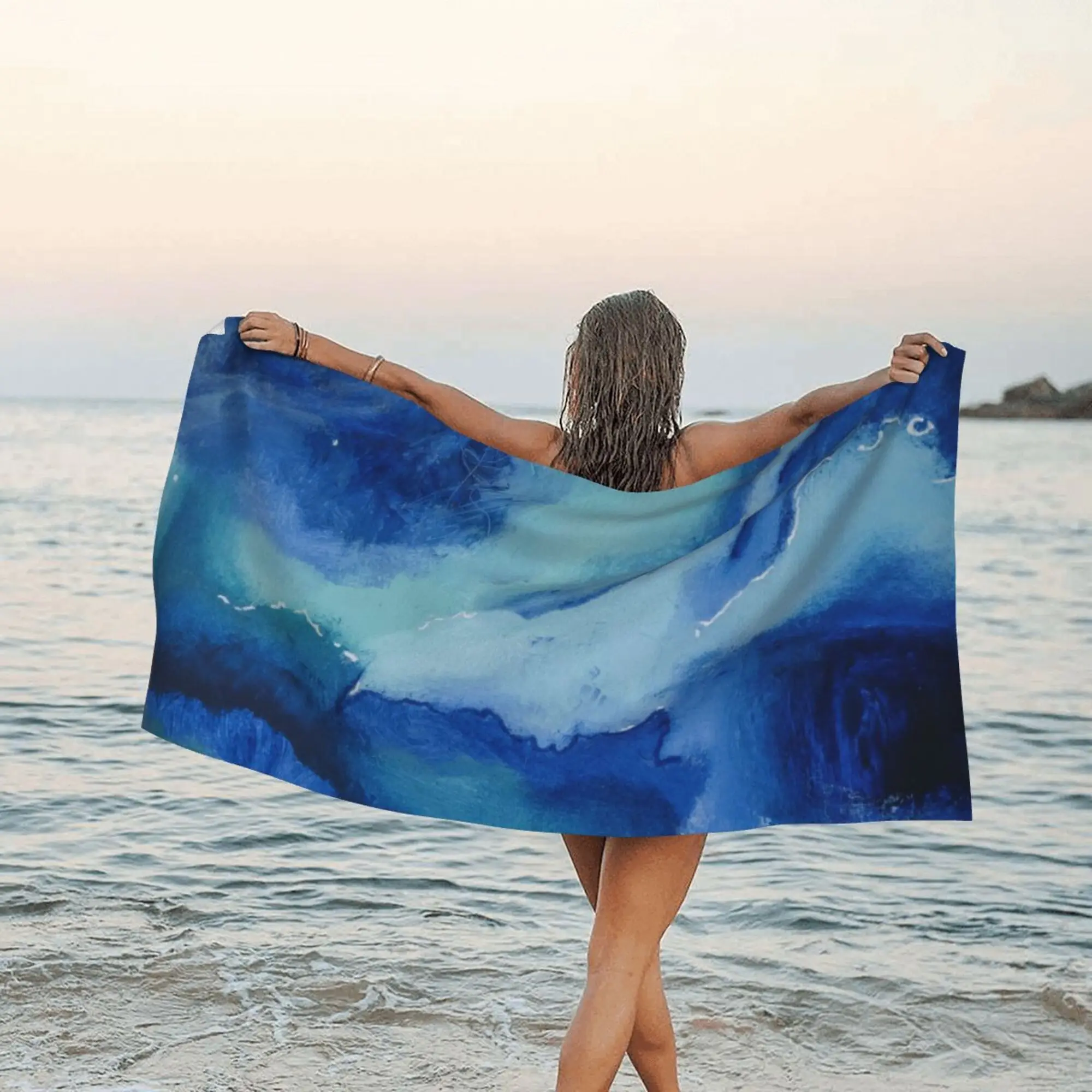 

Absorbent Microfiber Drying Beach Towels Travel Sport Bath Towel Multi-functional Soft Beach Towel High Quality Beach Towel