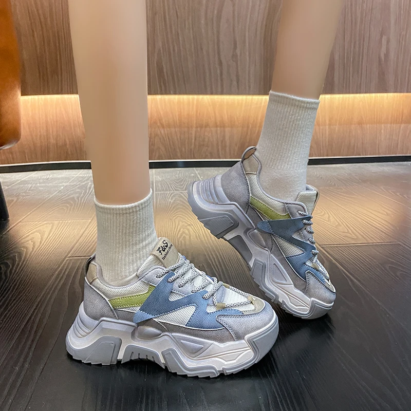 

Женские сетчатые кроссовки, дышащие, на шнуровке