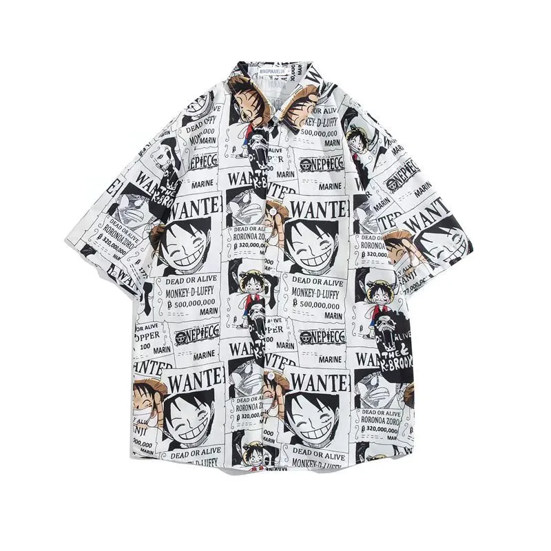 

2023 trendy summer new product Hawaiian beach casual shirt cotton cotton men's loose short -sleeved shirt European and American