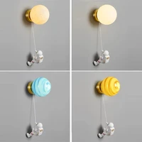 Creative Astronaut Wall Lamp Planet Mini LED Wall Light TV Background Baby Child Room Aisle Bedroom Bedside Cafe Sconce Lighting