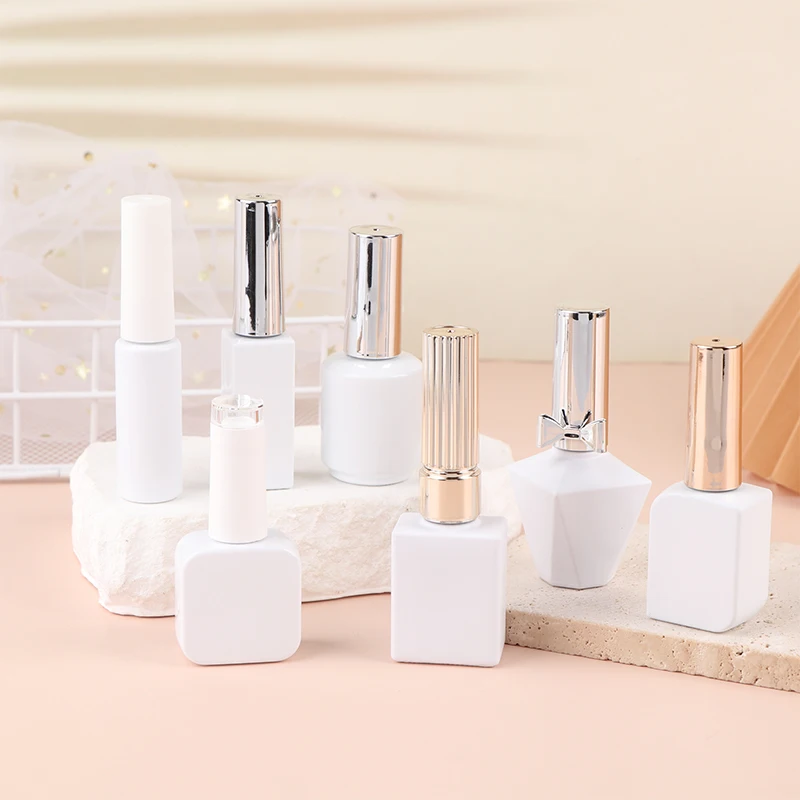 Пустая стеклянная бутылочка для гель-лака ногтей 8/10/12/15 мл