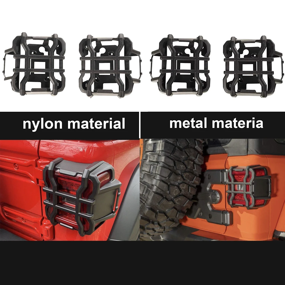1 пара для Jeep Wrangler JL JT 2018-2022 задний фонарь рамка капот защитная оболочка из