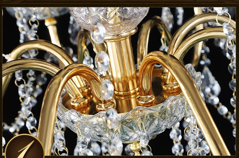 

Подвесная люстра AL.HaffaR хрустальная кованая 6/8/10/15/18 фонарей