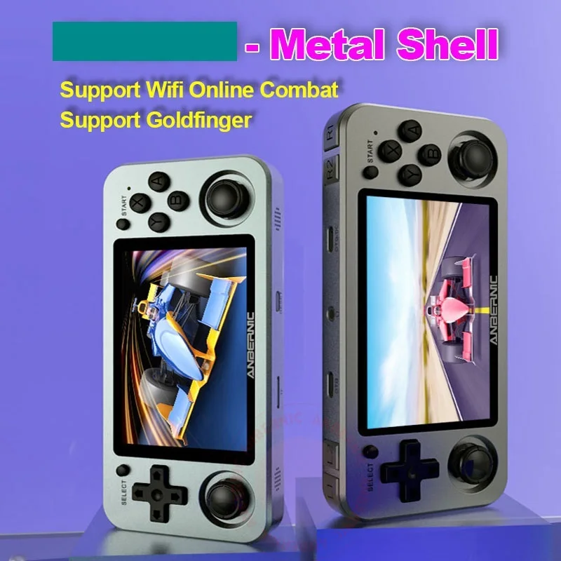 

ANBERNIC RG351M RG351P Retro Video Game Console Aluminum Alloy Shell 2500 Game Portable Console RG351 Handheld Game Player