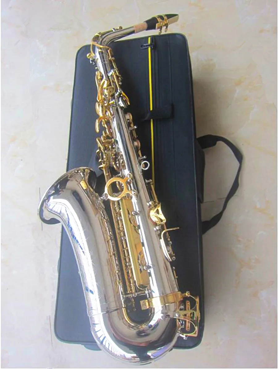 

Новый E плоский альт-саксофон Юпитер высокое качество Eb Sax латунь никель серебро производительность музыкальный инструмент с фотоаксессуарами