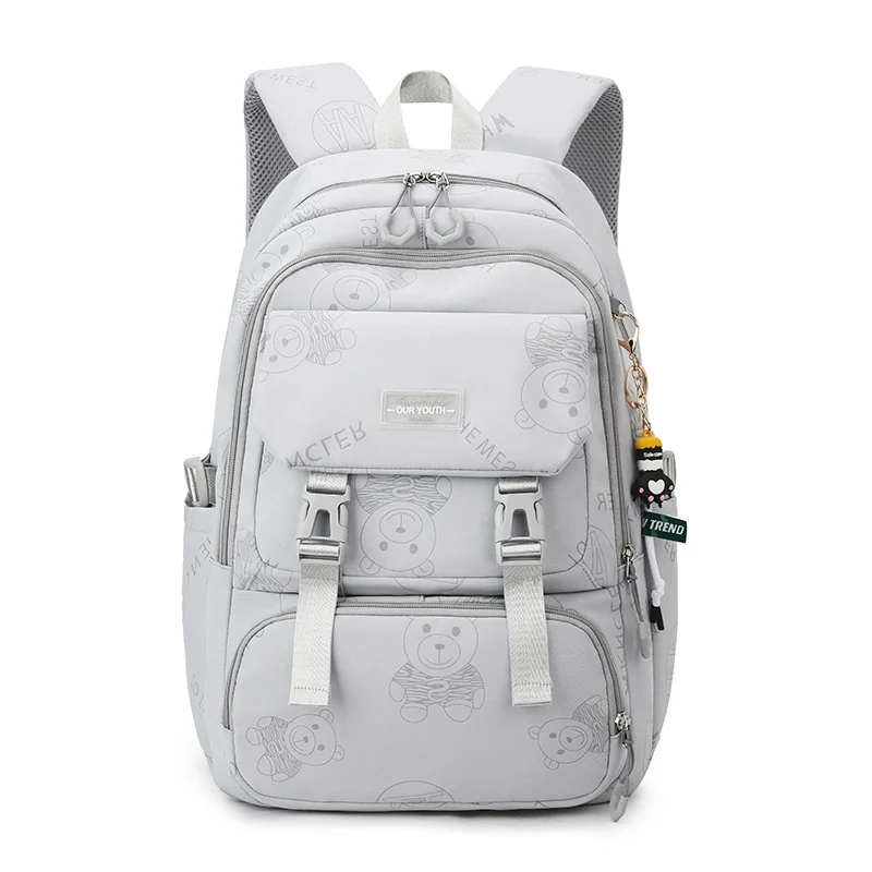 

Милый женский нейлоновый рюкзак 2023 для девочек-подростков, мультяшная детская школьная сумка, Женский дорожный рюкзак, вместительная Студенческая сумка для книг