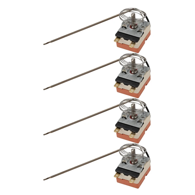 

HOT SALE 4X 50 To 300 Degrees NC Capillary Thermostat Temperature Control Oven