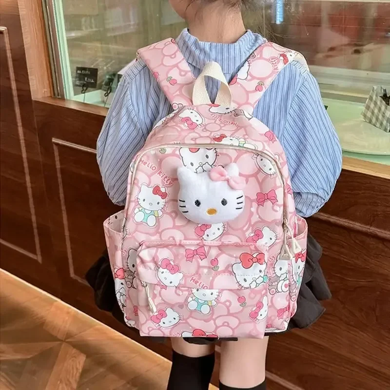 Sanrioed аниме рюкзак Hello Kitty Kuromi My Melody Cinnamoroll детская сумка на плечо мультфильм милые