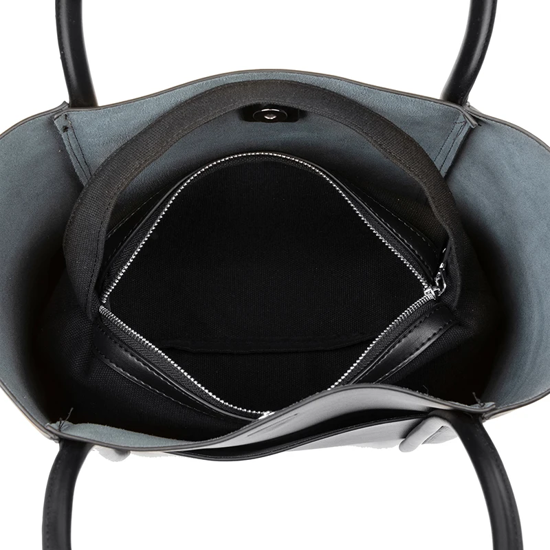 Вместительная сумка-тоут из натуральной воловьей кожи для женщин дизайнерская