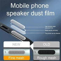 mobile phone dustproof net stickers speaker mesh anti dust proof protection film earpiece handset dust accesorios for iphone 13