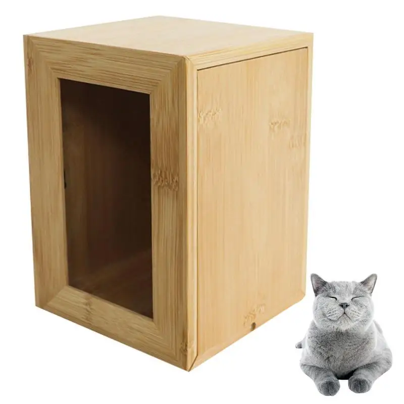 

Памятные урны для домашних животных, урны для кремации для золы, памятные урны для золы с фоторамкой, деревянные урны для домашних животных