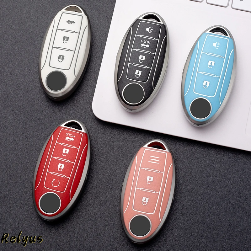 

Fashion TPU Car Smart Key Case Cover Protector Shell for Nissan Qashqai X-Trail T32 T31 Juke J10 J11 Kicks Tiida Pathfinder Note