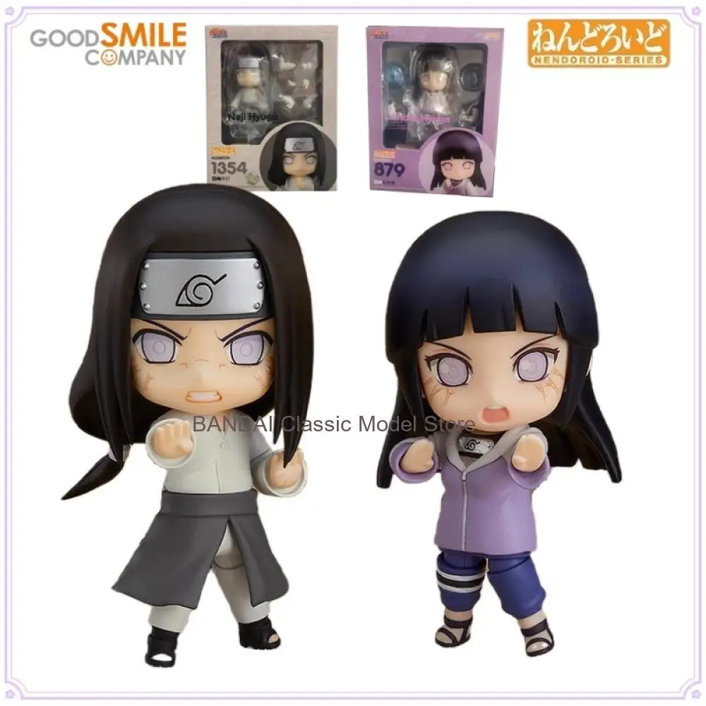 Фото Оригинальная серия GSC Nendoroid №1541: Фигурки Хьюги Неджи и Хьюги Хинаты, коллекционные игрушки для мальчиков, подарки, сувениры №1