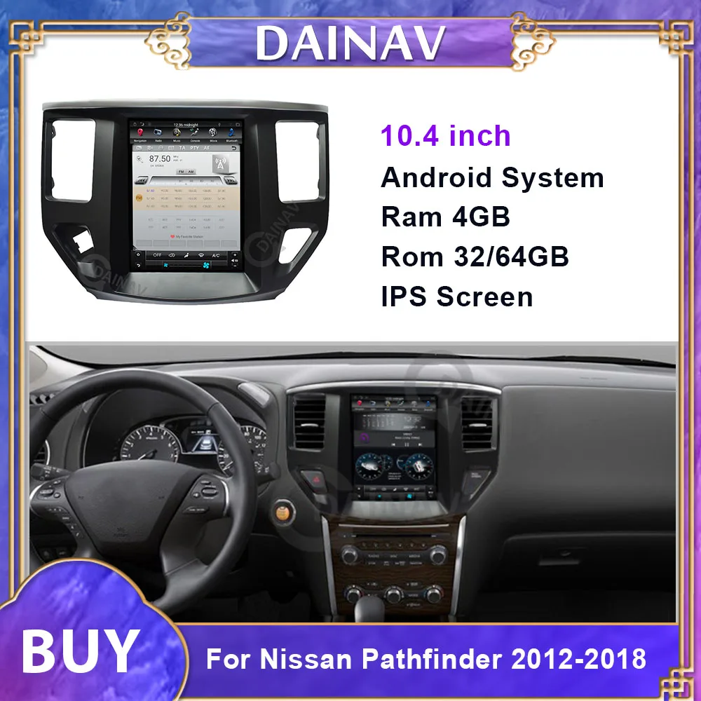 

Car GPS navigation For Nissan Pathfinder 2012-2018 car auto audio Multimedia Player radio android DVD tape recorder head unit