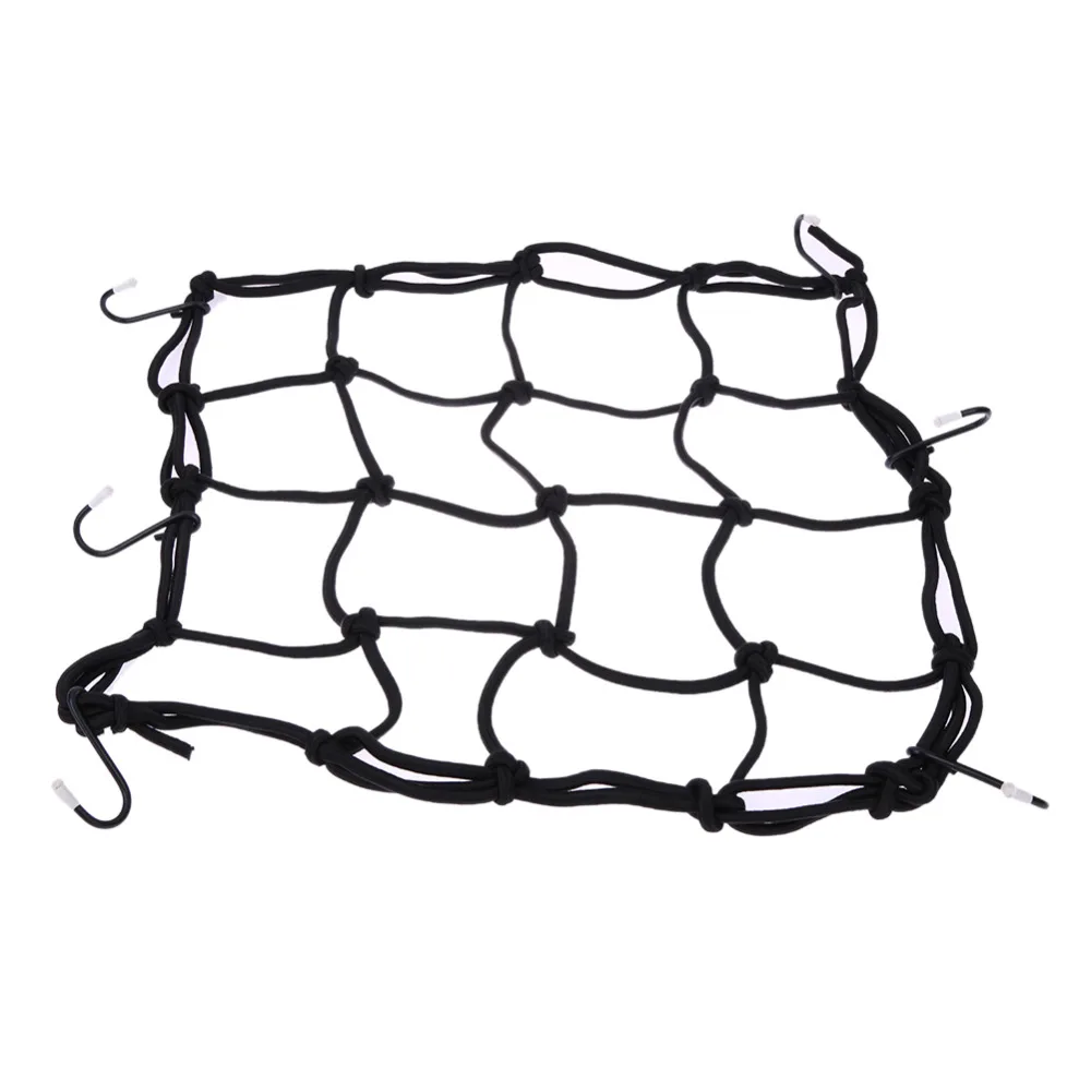 

Motorcycle Luggage Net Bike 6 Hooks Hold down Fuel Tank Luggage Mesh Web Bungee Black Motorcycle Bike 6 Hooks Tank Car styling