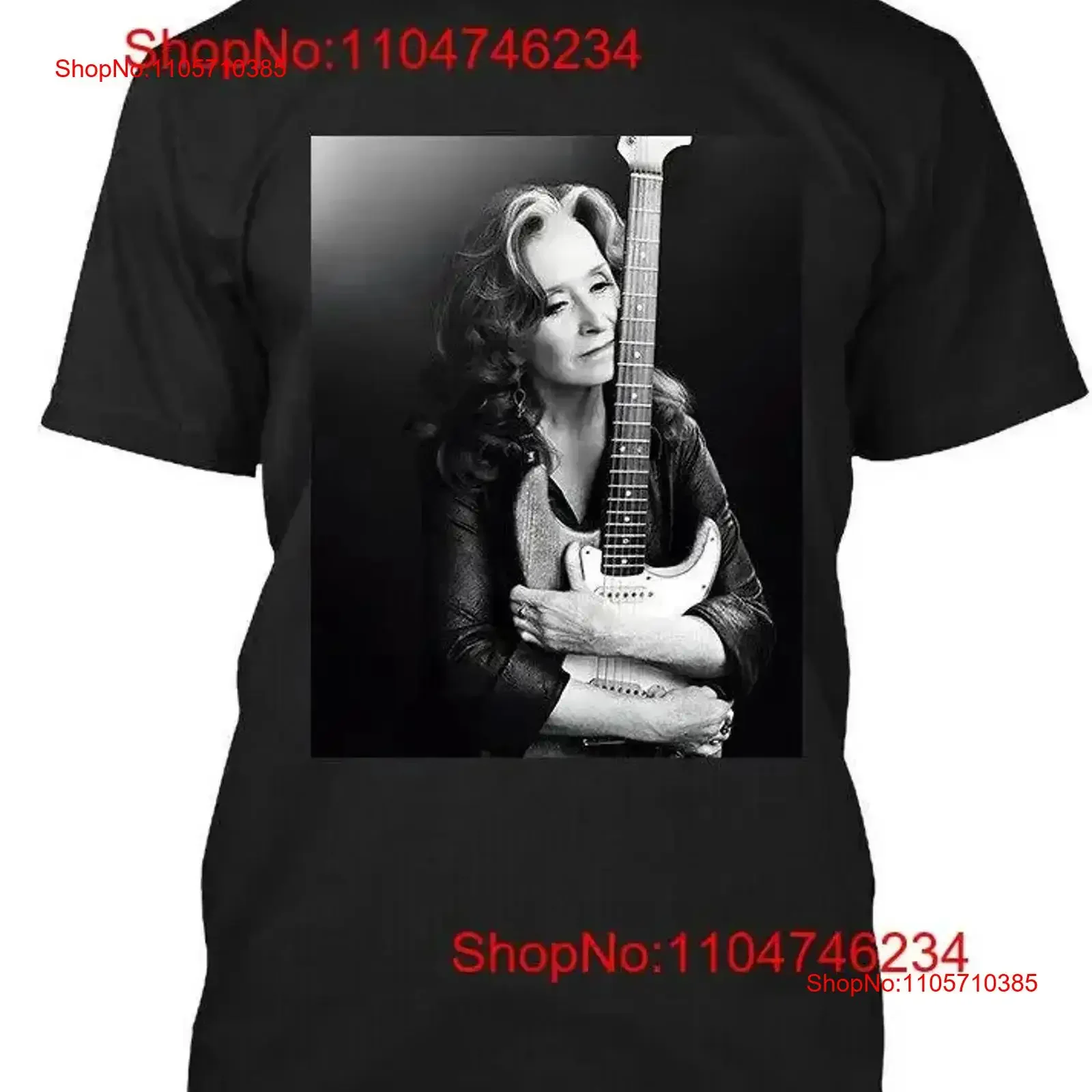 Фото Лимитированная футболка NWT Bonnie Raitt, американская певица-блюзница, гитаристка, музыкант, размеры S-5XL, винтажная, с эффектом потертости, стильная, универсальная, мягкая. №1