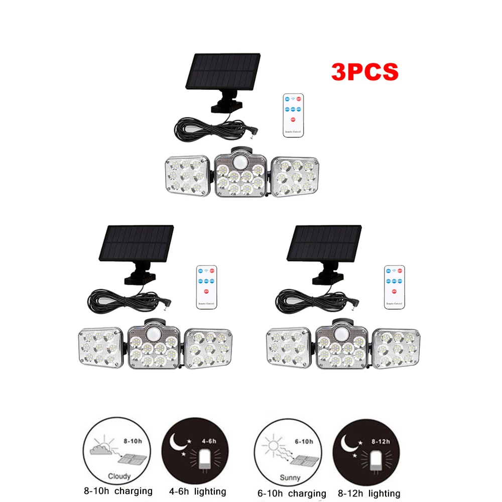 

138 led seperable remote Bulb Solar Light Outdoor Waterproof Emergency Camping Garden Lighting Solar Lamp motion sensor remote c
