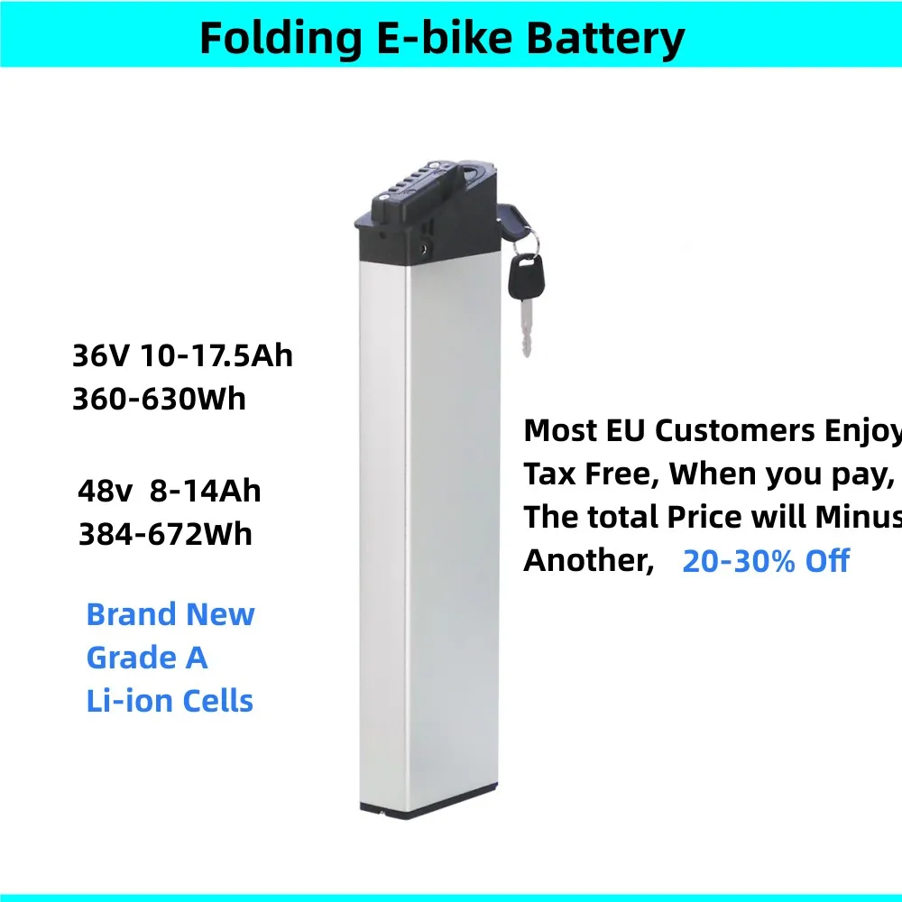

Original Folding Electric Bike Battery 48v 10Ah 13Ah 14Ah Foldable Ebike Battery Lectric xp 2.0 Battery with Charger 500w 750w
