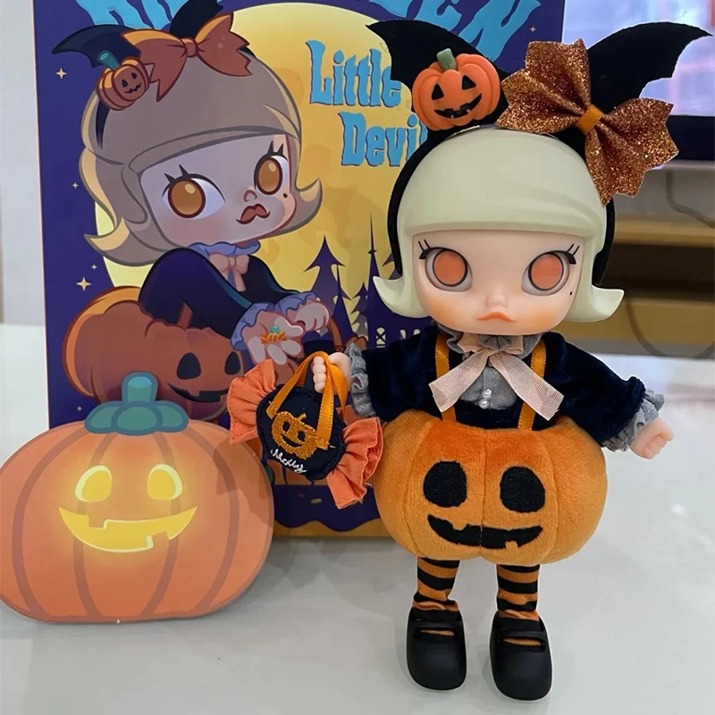 Оригинальная Подвижная кукла Молли на Хэллоуин тыква маленький дьявол кавайная