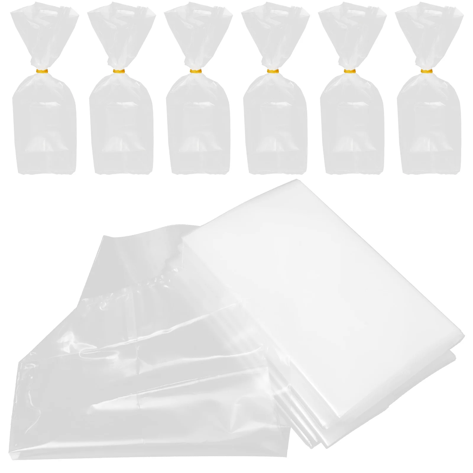 50 шт. прозрачные упаковочные пакеты для живой рыбы контейнер транспортировки и