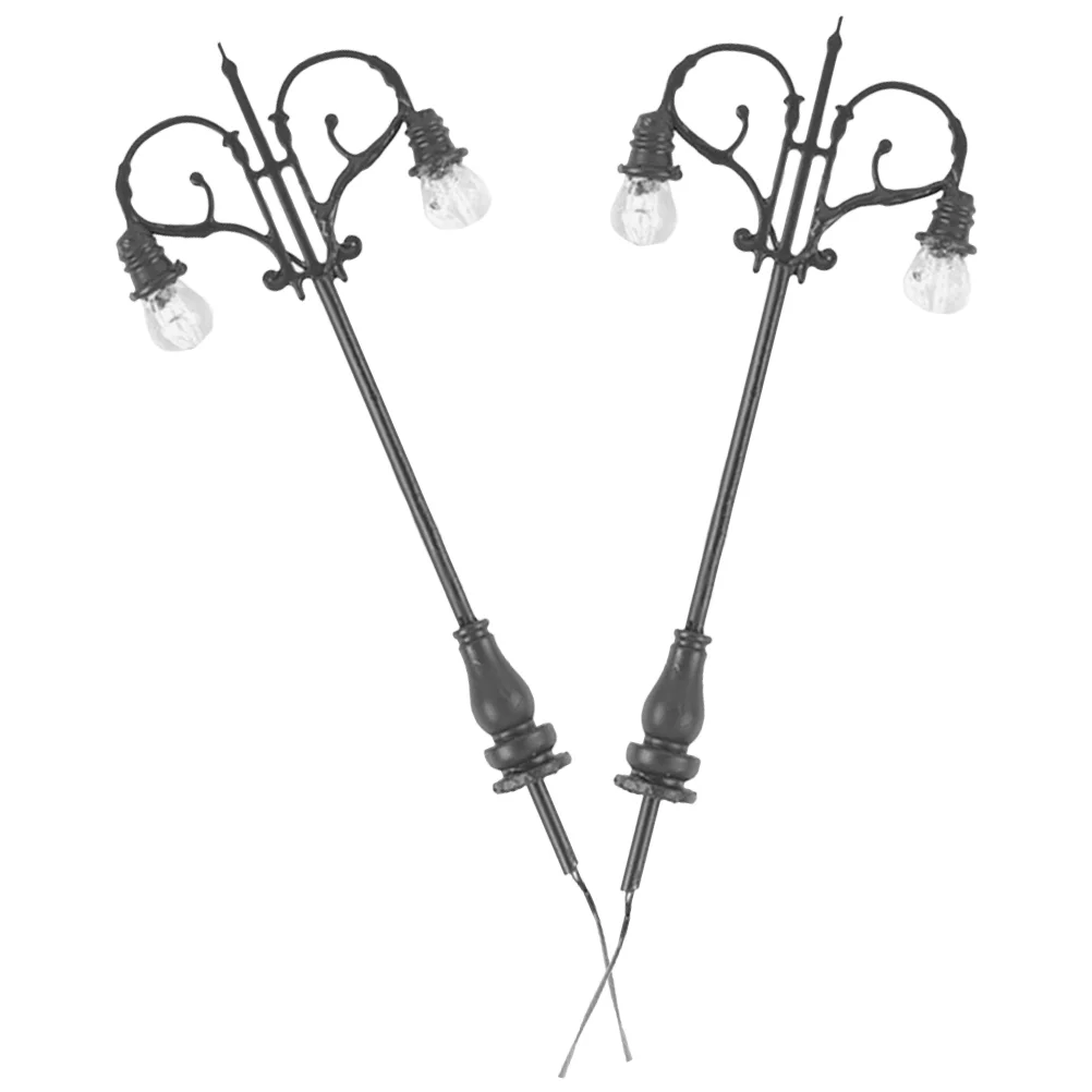 2 шт. микропейзаж сад солнечный свет декор миниатюрная лампа деревенская уличная