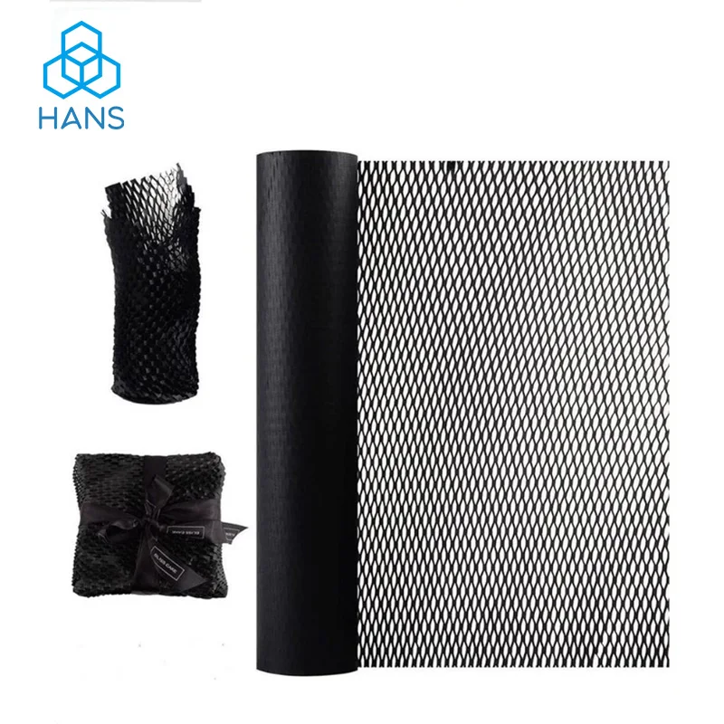 Черная сотовая упаковочная бумага, оберточная бумага, переработанная Подушка, оберточная рулон, Экологически чистая Доставка, движущаяся фотопленка