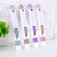 1pc office multipurpose window track groove cleaning brush creative 2 in 1 computer keyboard cleaning tool desk accessories