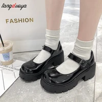 women pumps lolita shoes on heels platform shoes womens shoes japanese style mary janes vintage girls high heel student shoes