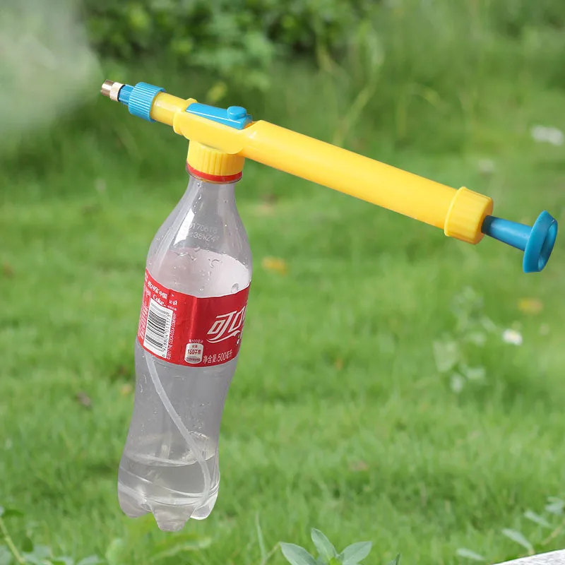 

Plastic Mini Pressure Water Sprayer Mini Juice Bottles Interface Trolley Head Toy Gun Water Pesticide Spraying Watering Supplies