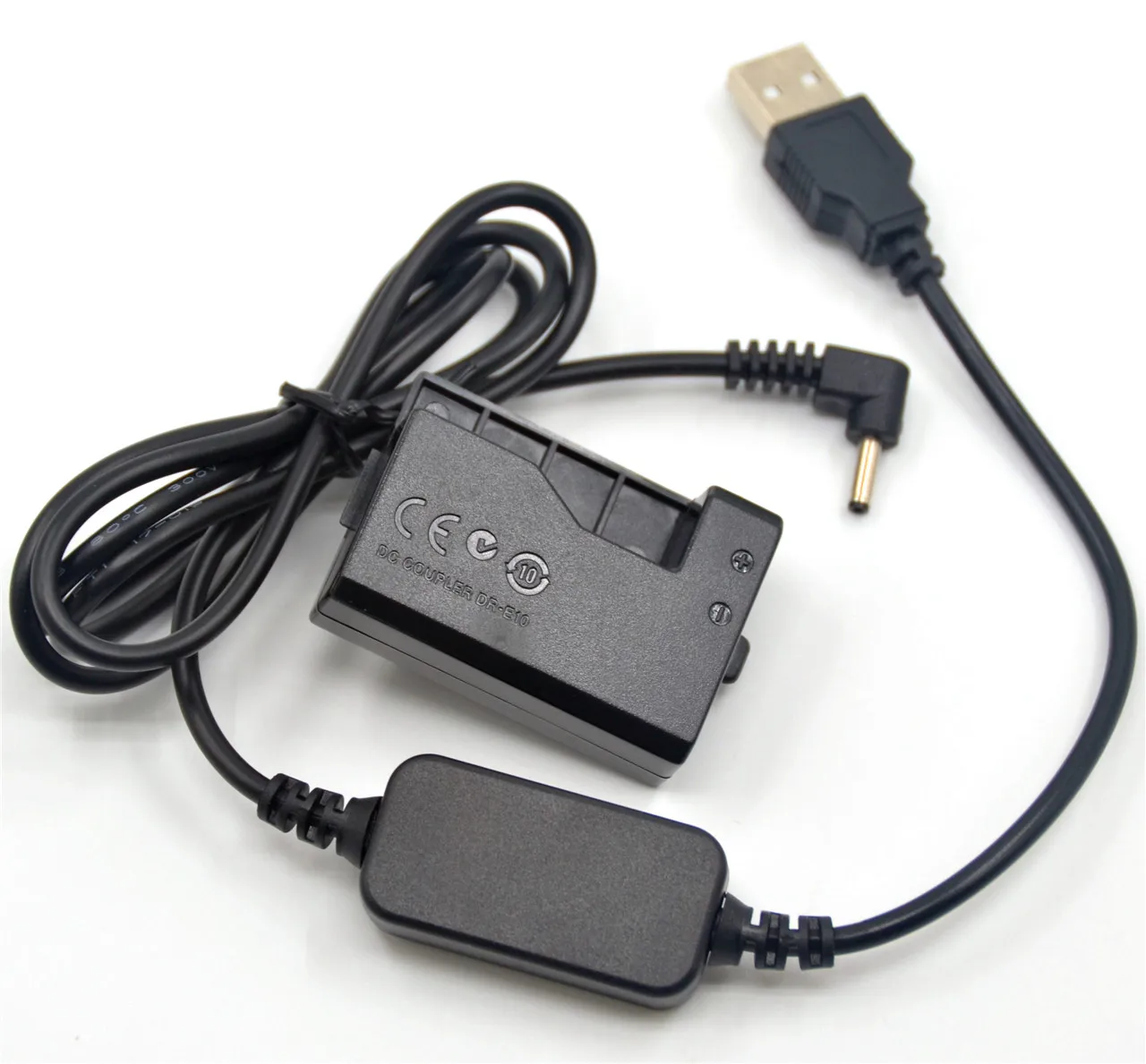 USB-кабель постоянного тока LP-E10 для Canon EOS-1500D 1300D 1200D 1100D Kiss X50 EOS-Rebel T3 T5 T6 T7