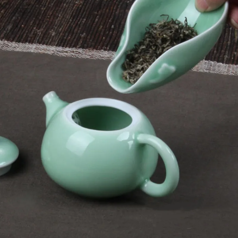 Чайный сервиз Longquan Celadon Cha He Kung Fu фарфоровые чайные коробочки блюдце чайный