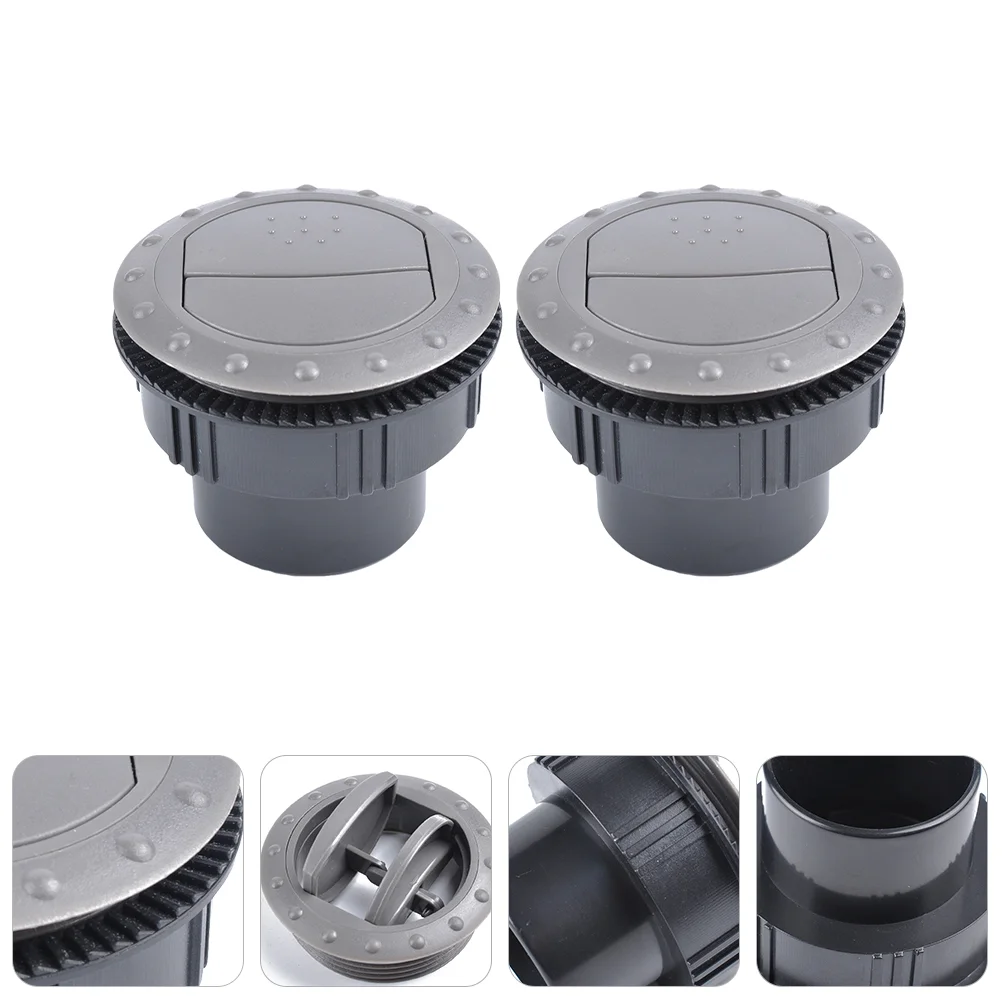 

2pcs Universal Knob Style Air Conditioning Vent Deflector Outlet for RV Bus