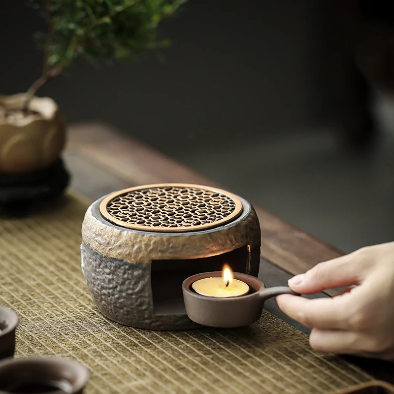 Samovar Base Kung Fu Tea Stove Heat Resistant Luxury Tea Heater Chinese Burner Tea Stove Warmer Outdoor Kitchen Accessories