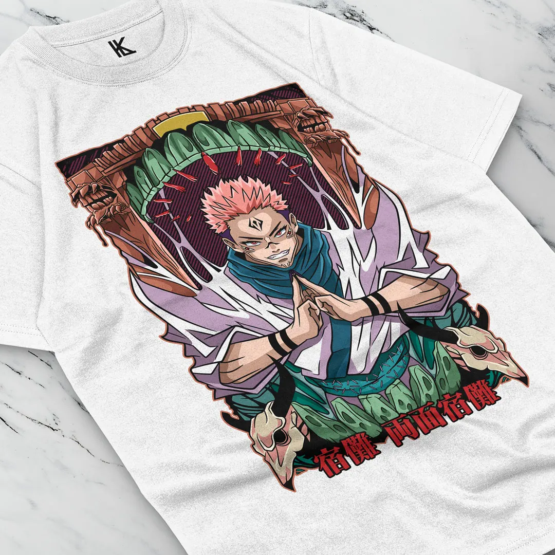 Ryomen Sukuna футболка Jujustu Kaisen juютсу kaisen ужасная Подарочная рубашка все размеры