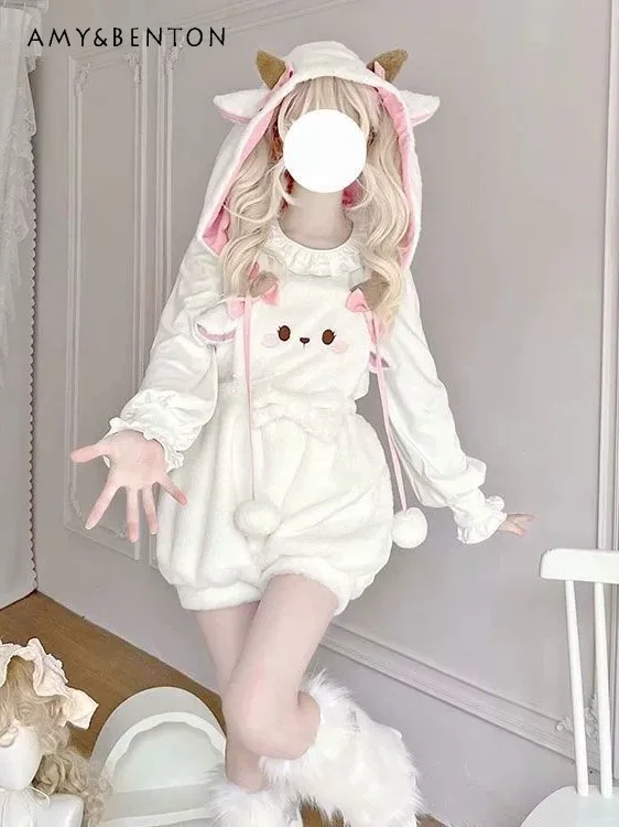 Оригинальный милый костюм Lolita JK для девушек повседневный комбинезон на